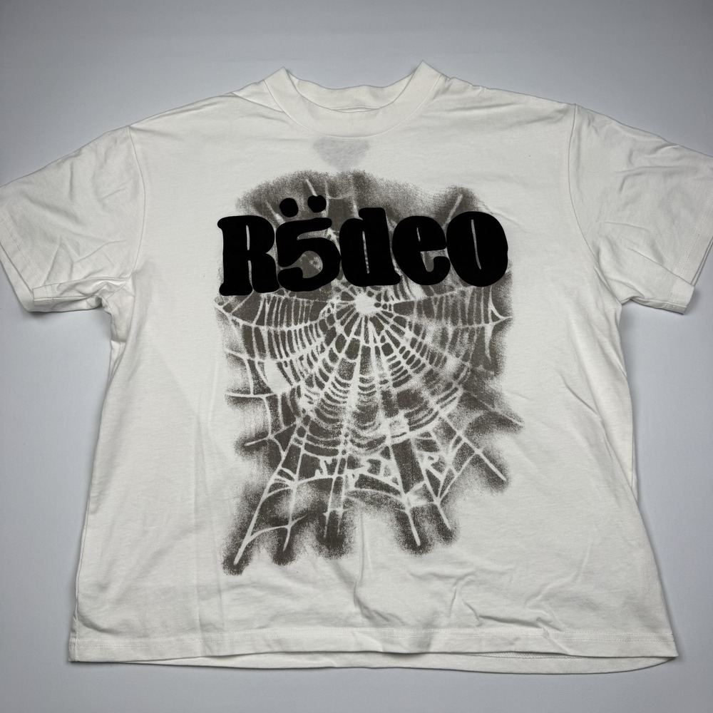 Travis Scott Shirt Mens Large White Days Before Rodeo Spider Web Graphic Tee